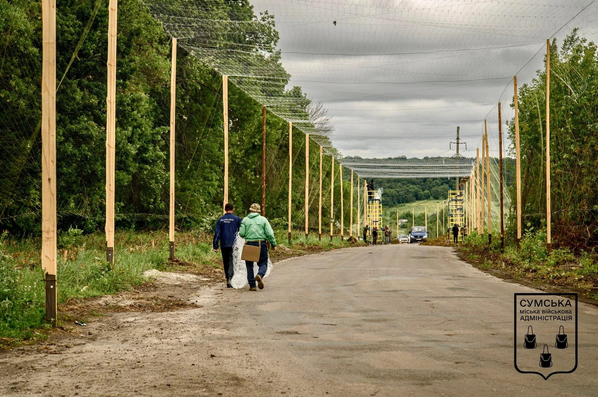 «Антидроновые коридоры» в Сумской области
